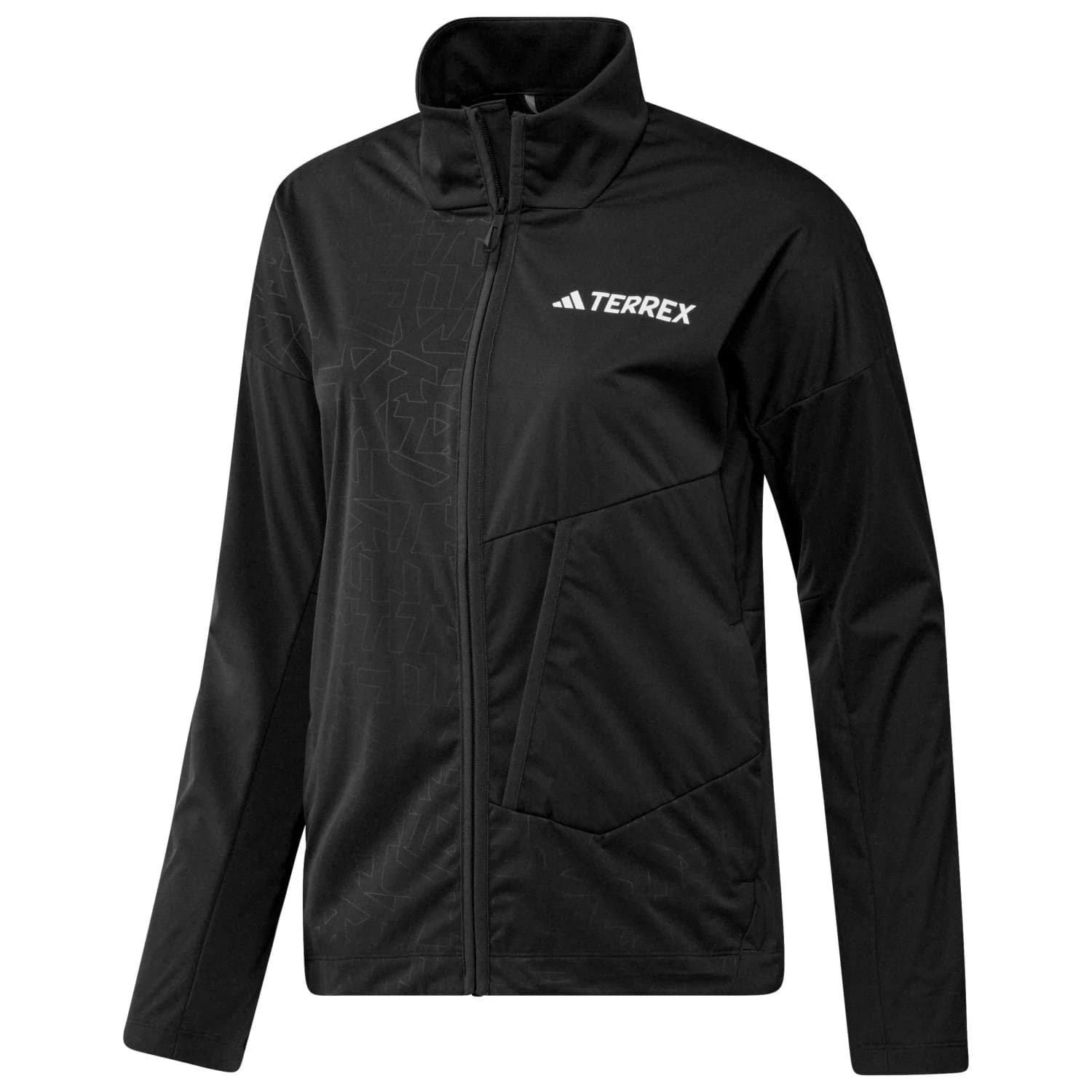 Дамско софтшел яке Adidas terrex Women's Terrex Xperior X-Country Ski Softsh Softshell jacket - Black