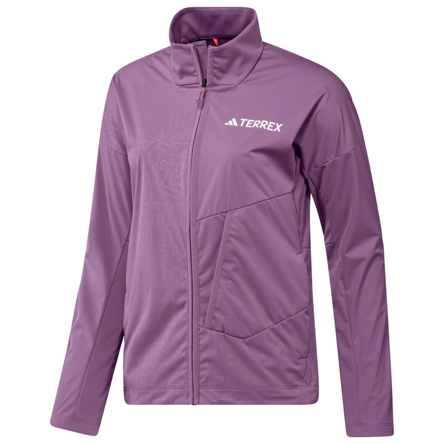 Дамско софтшел яке adidas Terrex Women's Terrex Xperior X-Country Ski Softsh Softshell jacket - Preloved Purple