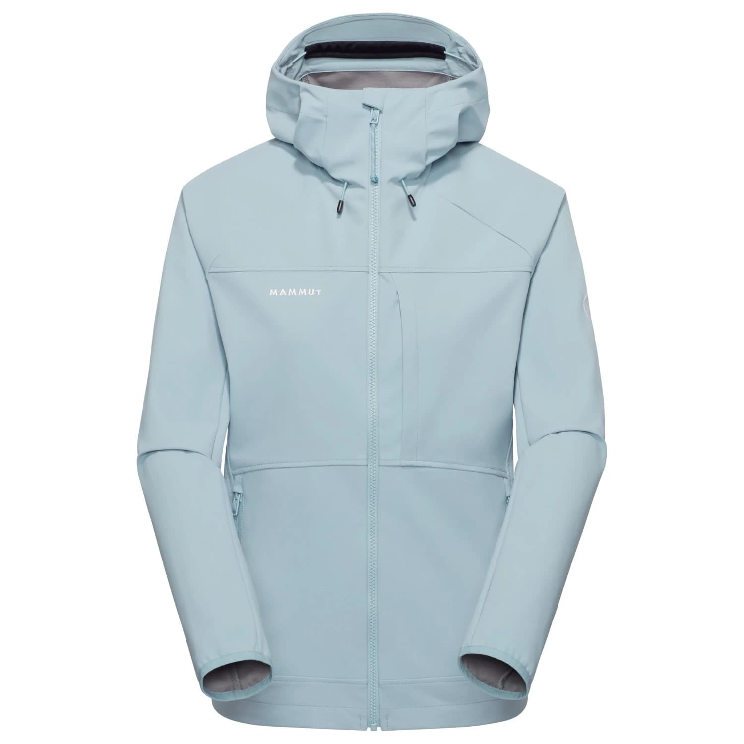 Дамско софтшел яке Mammut Women's Ultimate Comfort Softshell Hooded Jacket Softshell jacket - Nebla