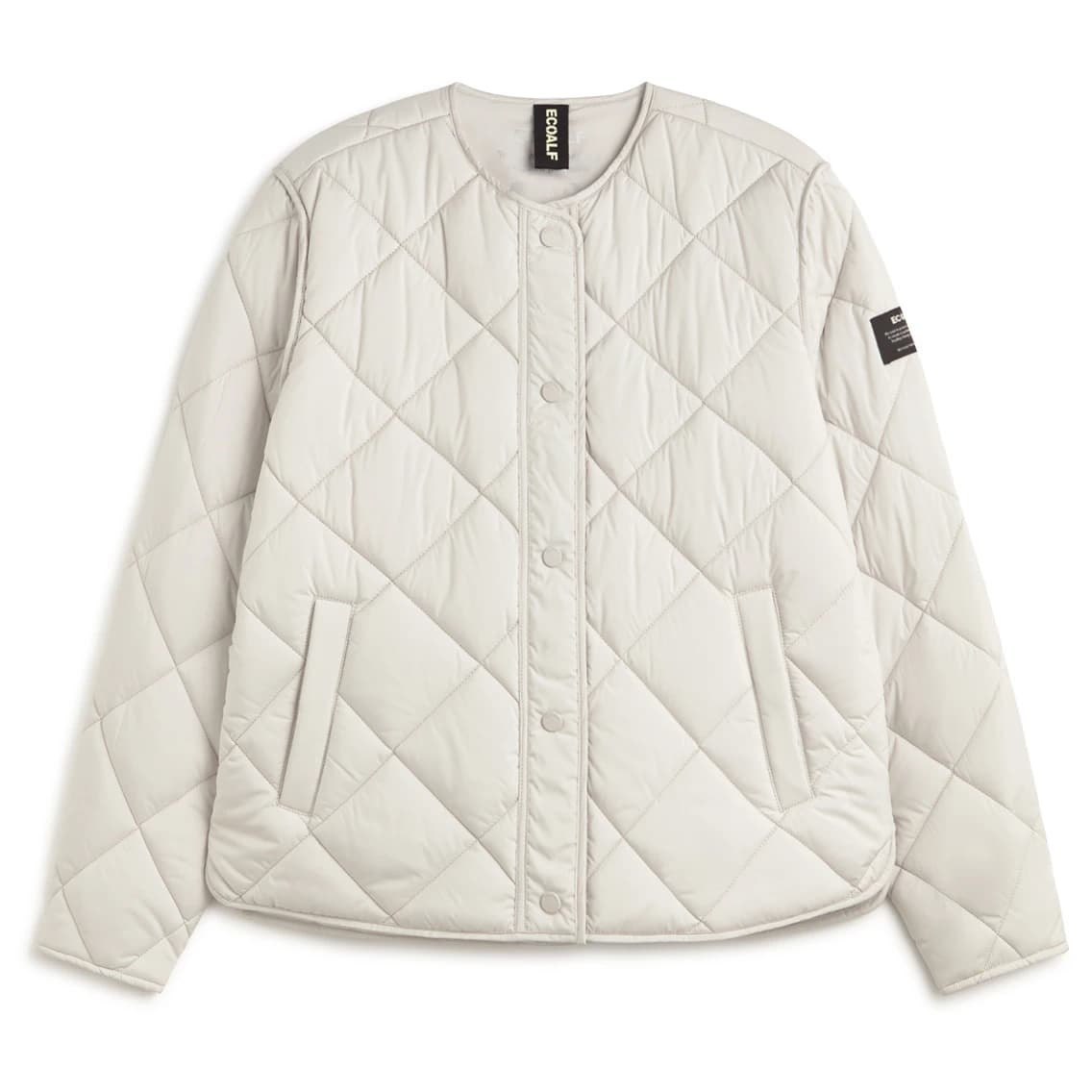Дамско ежедневно яке Ecoalf Women's Musa Rhomb Jacket Casual jacket - Raw