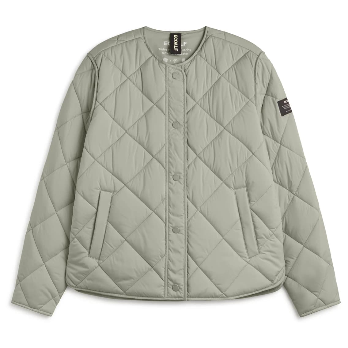 Дамско ежедневно яке Ecoalf Women's Musa Rhomb Jacket Casual jacket - Sage