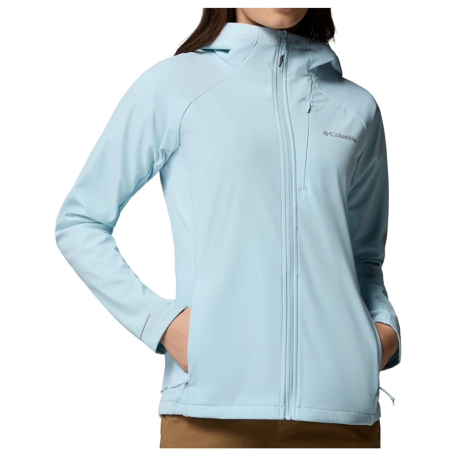 Дамско софтшел яке Columbia Women's Trailborne Softshell Softshell jacket - Marine Light