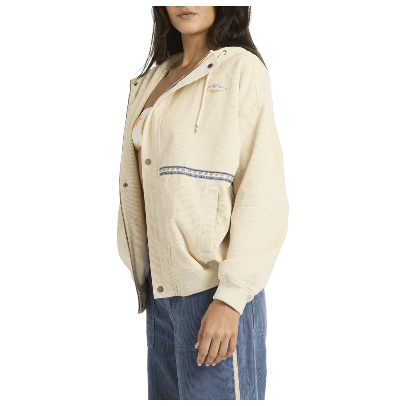 Дамско ежедневно яке Billabong Women's Set The Tone Jacket Casual jacket - White Cap