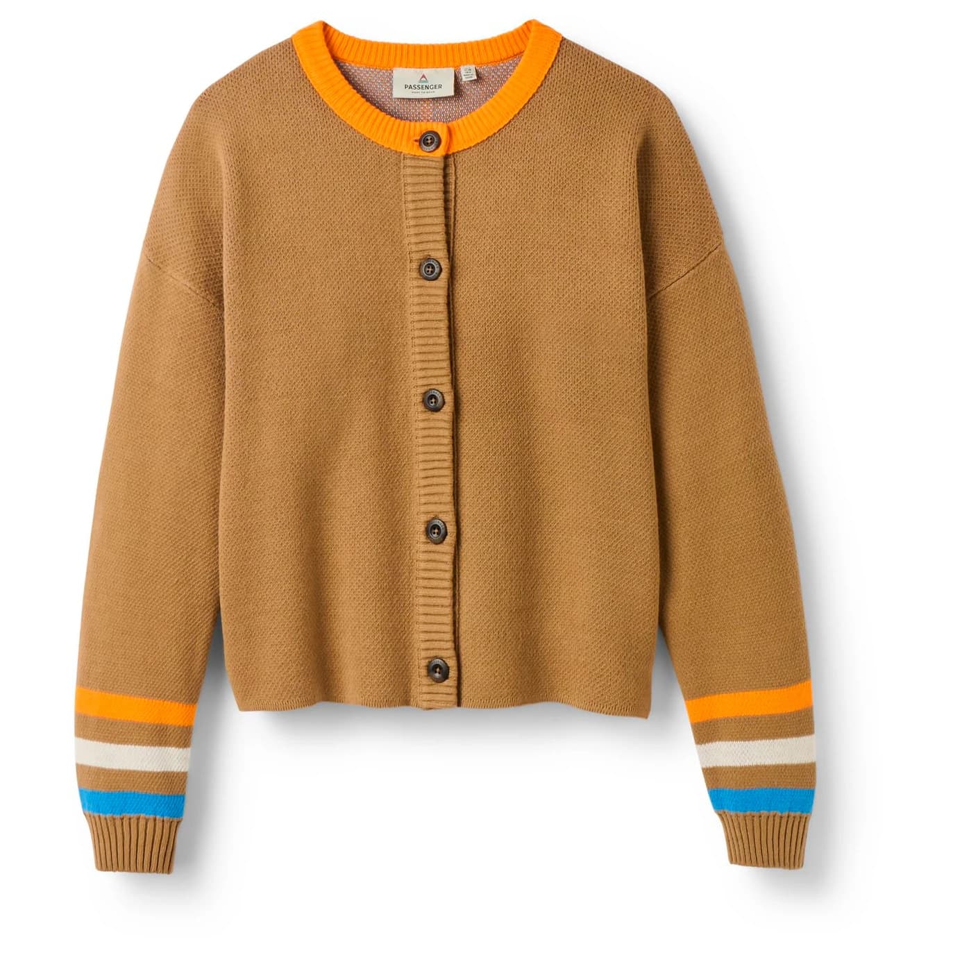 Дамско ежедневно яке Passenger Women's Dawner Knitted Cardigan Casual jacket - Caramel Brown