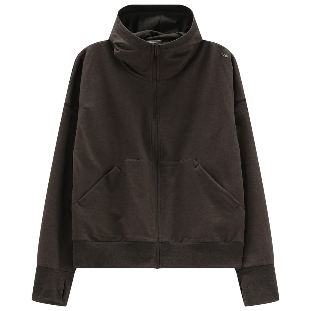 Дамско яке за тренировка Jeanne Baret Women's Verbena Hooded Jacket Training jacket - Thyme Mel.