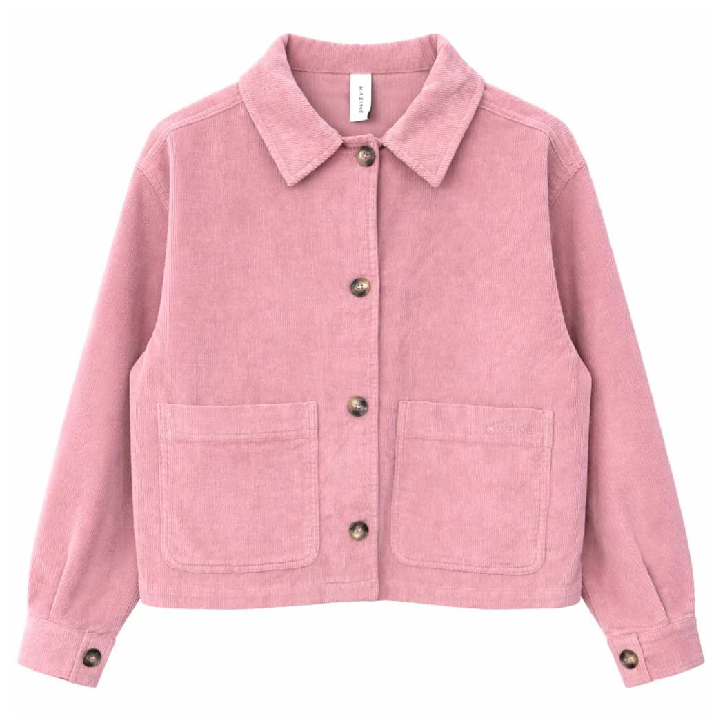 Дамско ежедневно яке Mazine Women's Corduroy Shacket Casual jacket - Blush Pink