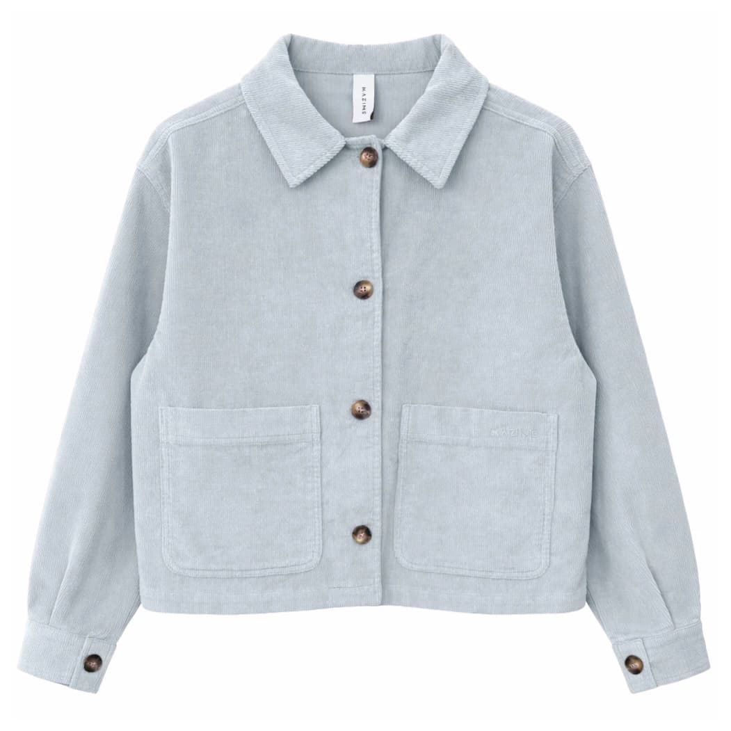 Дамско ежедневно яке Mazine Women's Corduroy Shacket Casual jacket - Pearl Blue