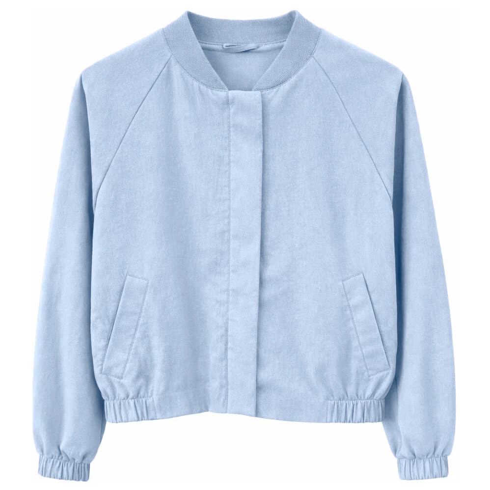 Дамско ежедневно яке Mazine Women's Short Cotton Bomber Casual jacket - Light Blue