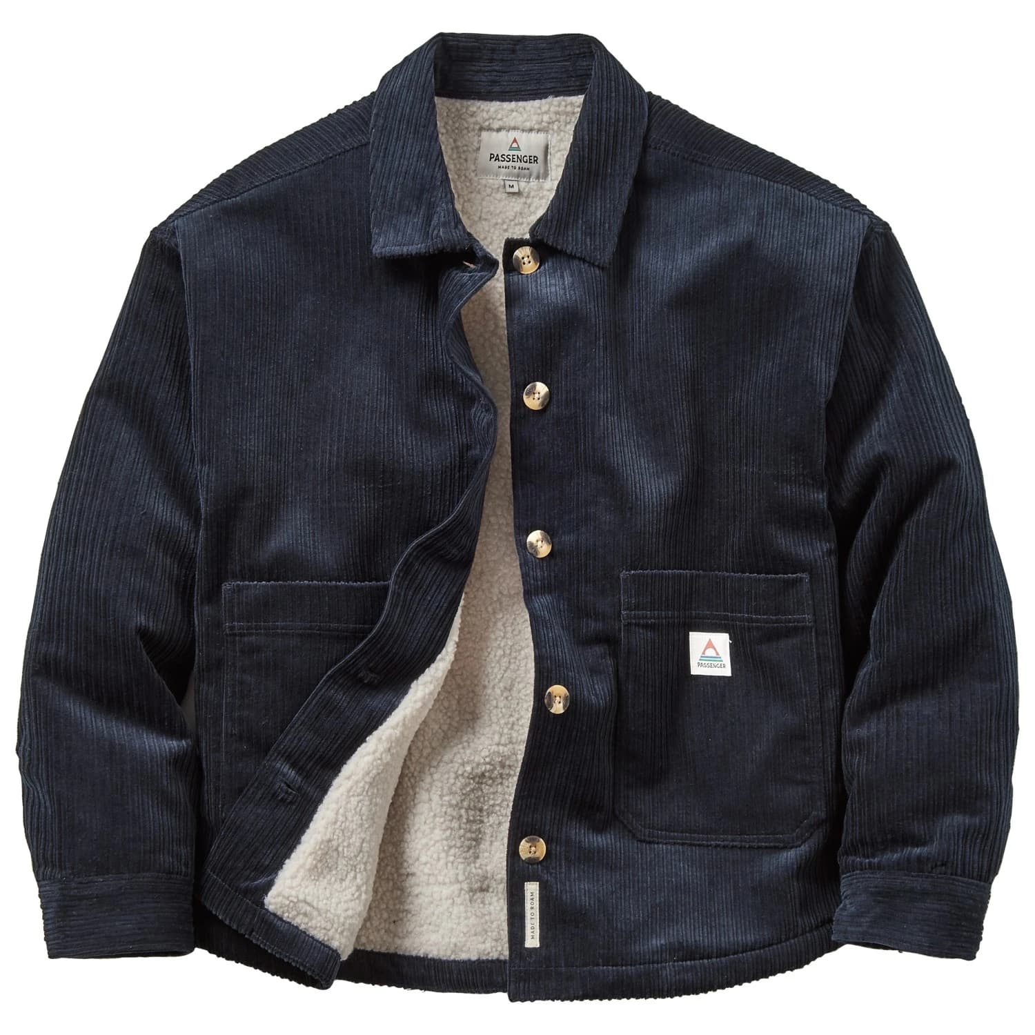 Ежедневно яке Passenger Women's Flint Corduroy Overshirt 2.0 Casual jacket - Deep Navy