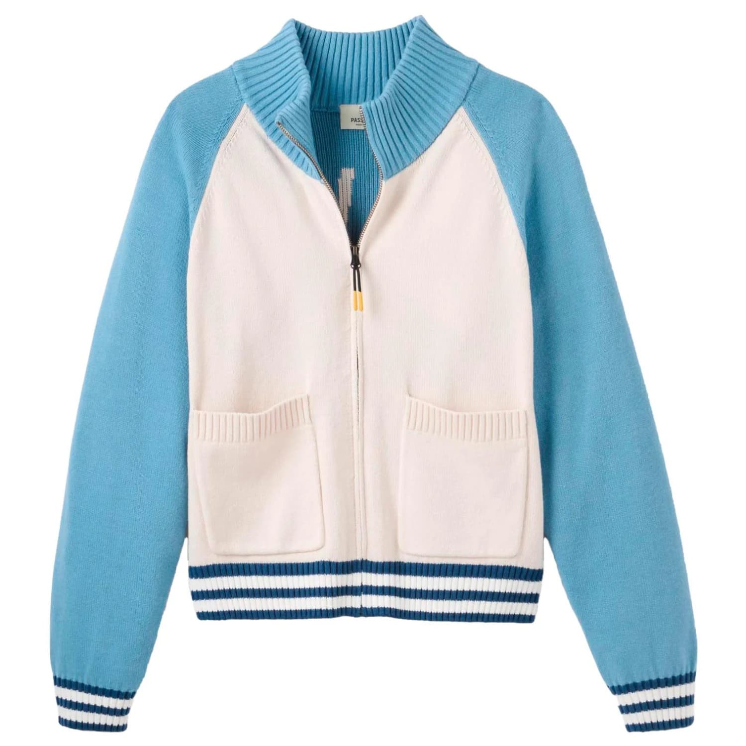 Ежедневно яке Passenger Women's Penida Full-Zip Knitted Jacket Casual jacket - White Sand