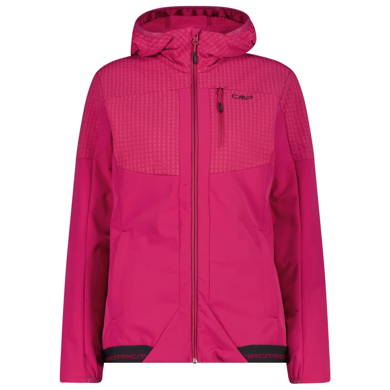 Софтшел яке CMP Women's Jacket Fix Hood 36M1116 Softshell jacket - Amaranto