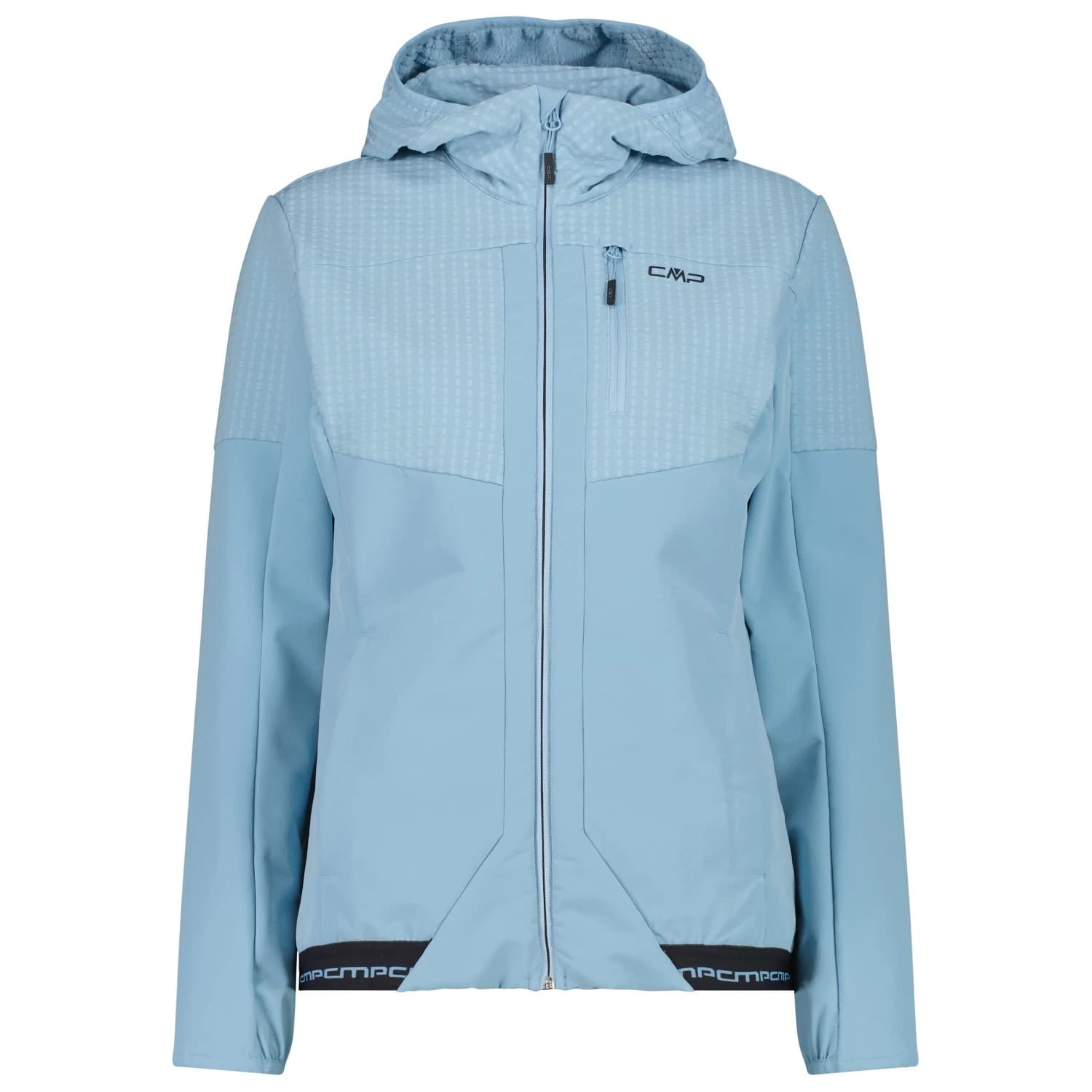 Софтшел яке CMP Women's Jacket Fix Hood 36M1116 Softshell jacket - Cool Blue