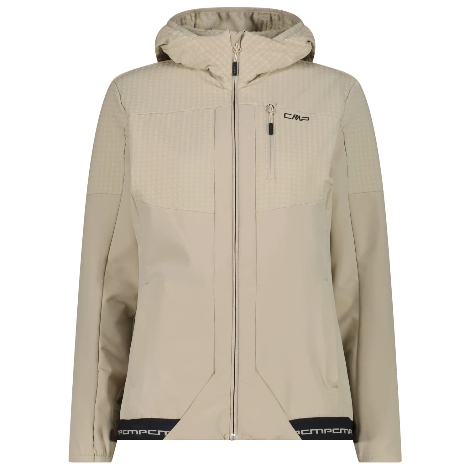 Софтшел яке CMP Women's Jacket Fix Hood 36M1116 Softshell jacket - Kaki
