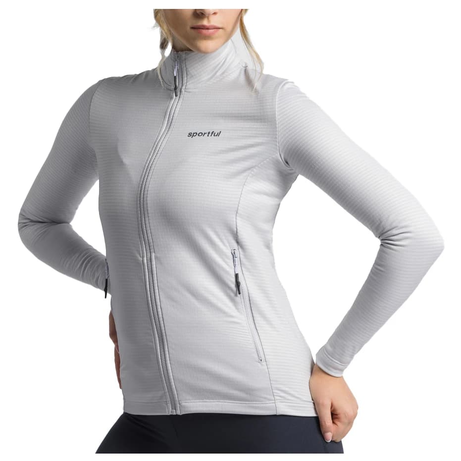 Дамско яке за ски бягане Sportful Women's Cardio Fleece Cross-country ski jacket - Lunar Grey