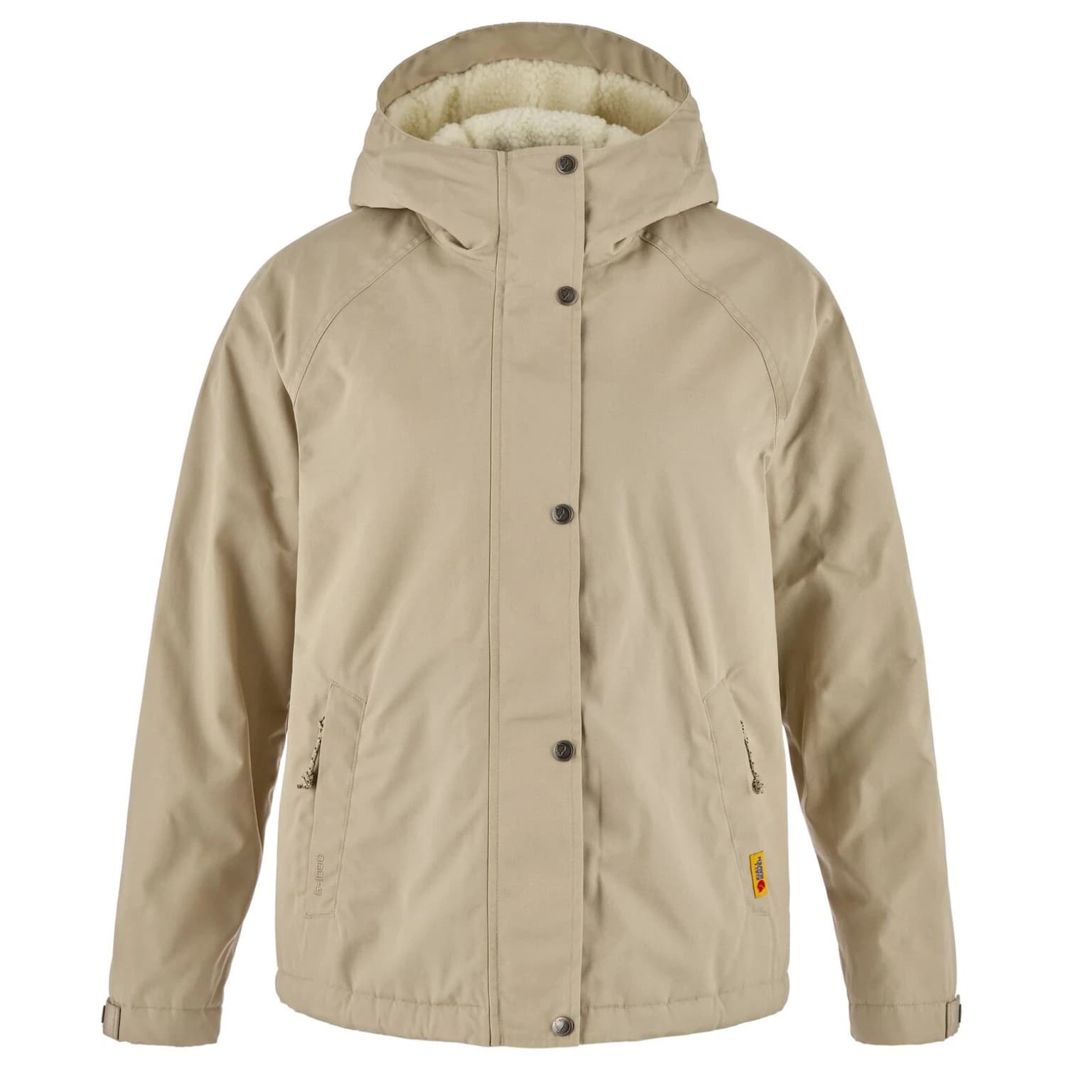 Дамско ежедневно яке Fjällräven Women's Vardag G-1000 Pile Jacket Casual jacket - Fossil
