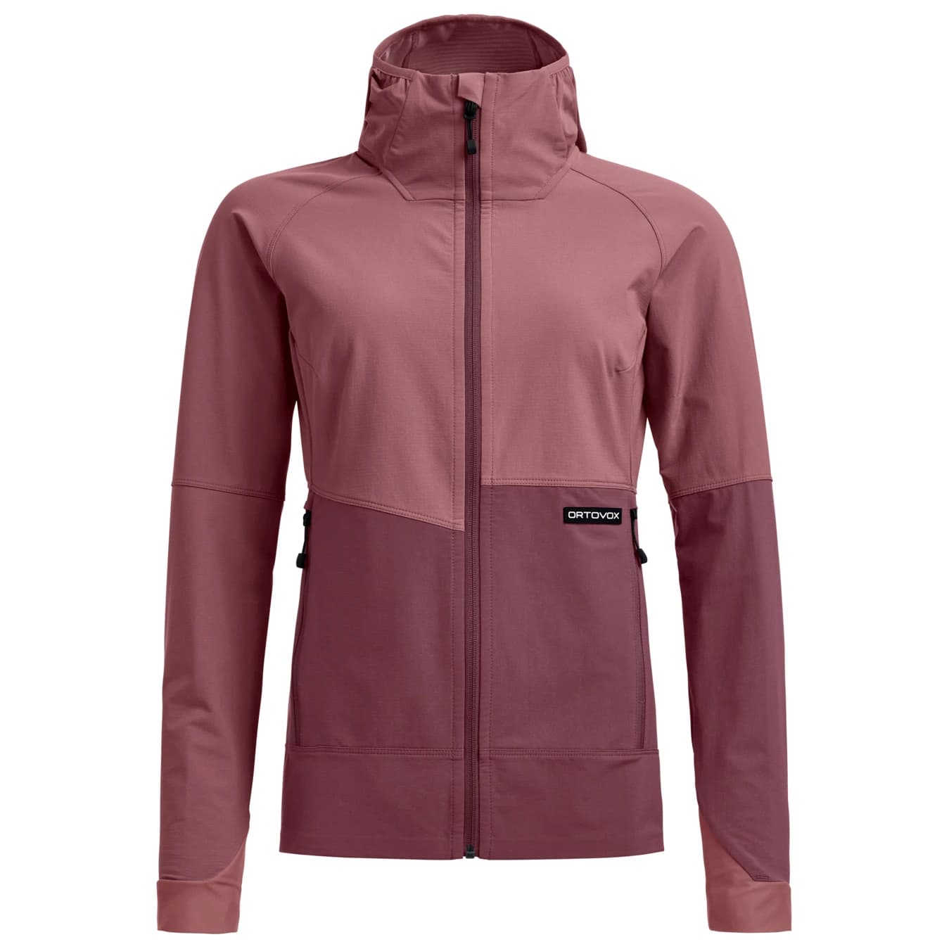 Дамско софтшел яке Ortovox Women's Venet Softshell Hooded Jacket Softshell jacket - Dusk Rose