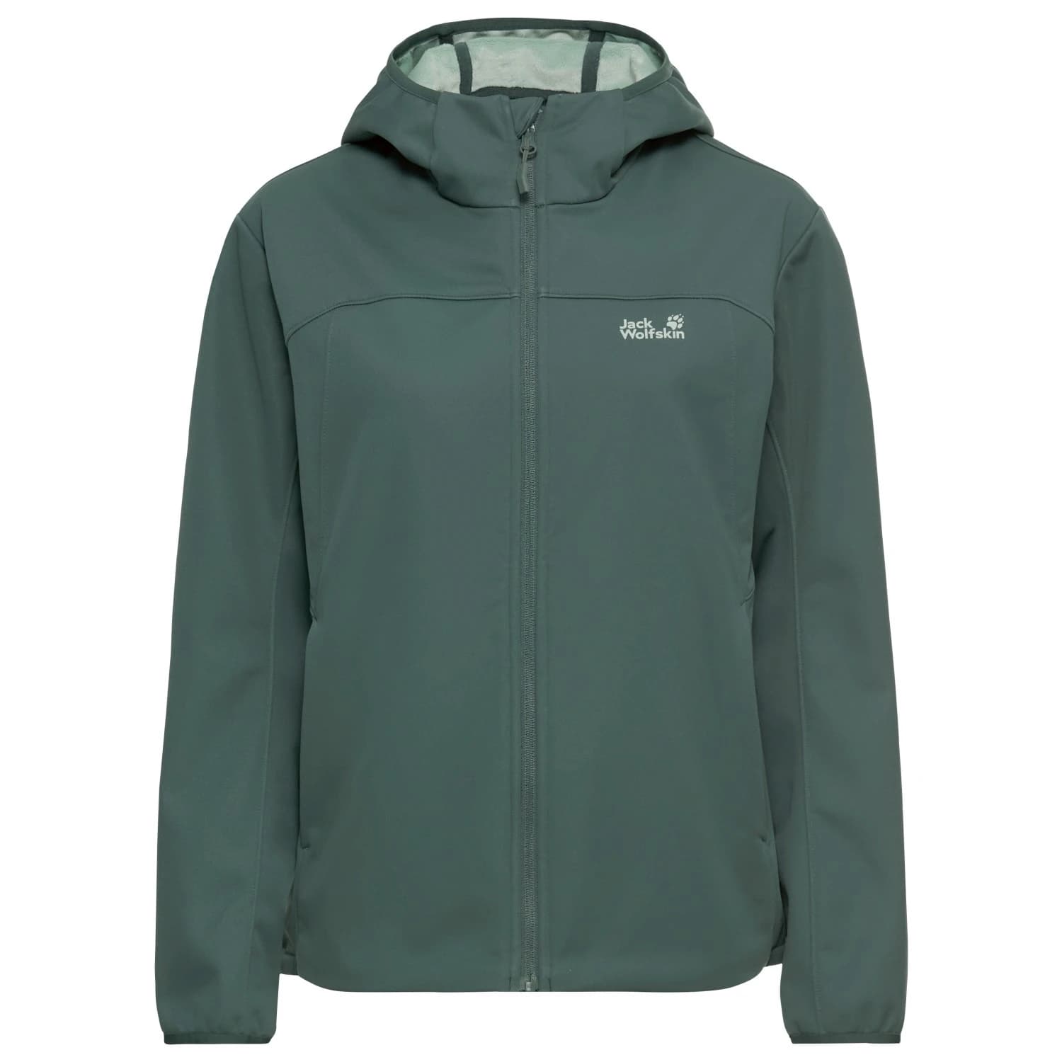 Дамско софтшел яке Jack Wolfskin Women's Windhain 2 Hoody Softshell jacket - Sago Palm