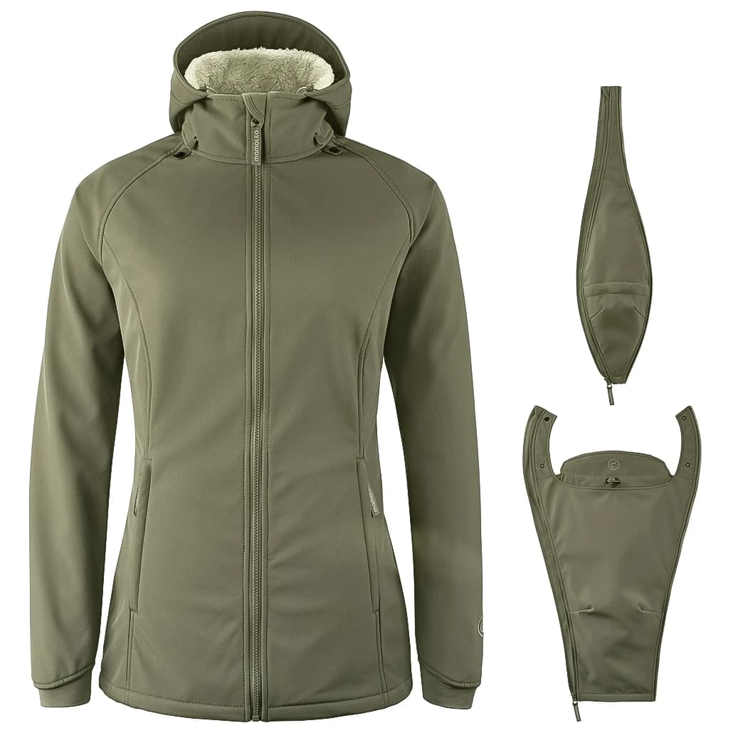 Софтшел яке Mamalila Women's Winter-Softshelljacke Allrounder Softshell jacket - Agave