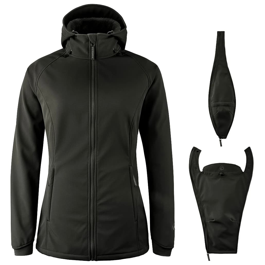 Софтшел яке Mamalila Women's Winter-Softshelljacke Allrounder Softshell jacket - Black