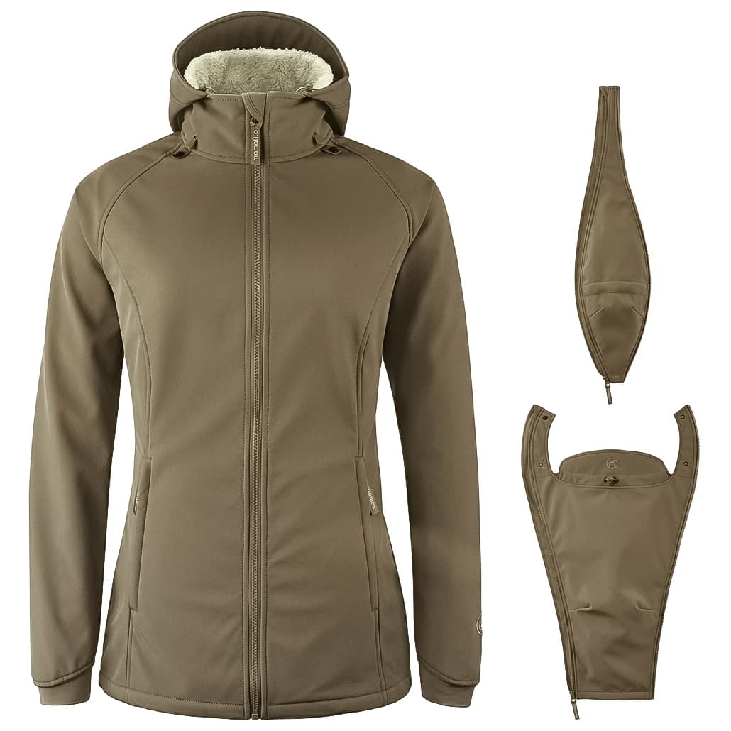 Софтшел яке Mamalila Women's Winter-Softshelljacke Allrounder Softshell jacket - Chestnut