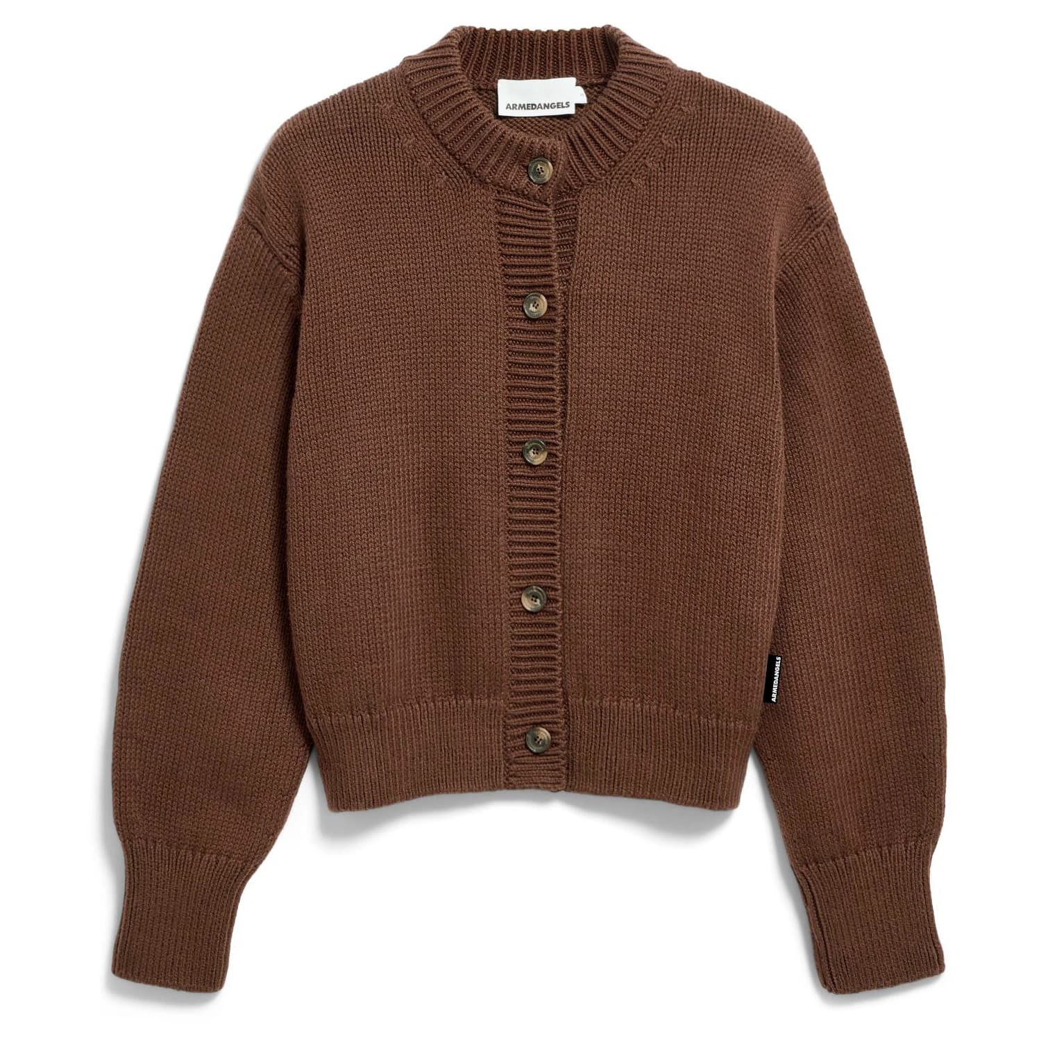 Ежедневно яке ARMEDANGELS Women's Winter Cotton Knit Cardigan Cardigan - Claystone