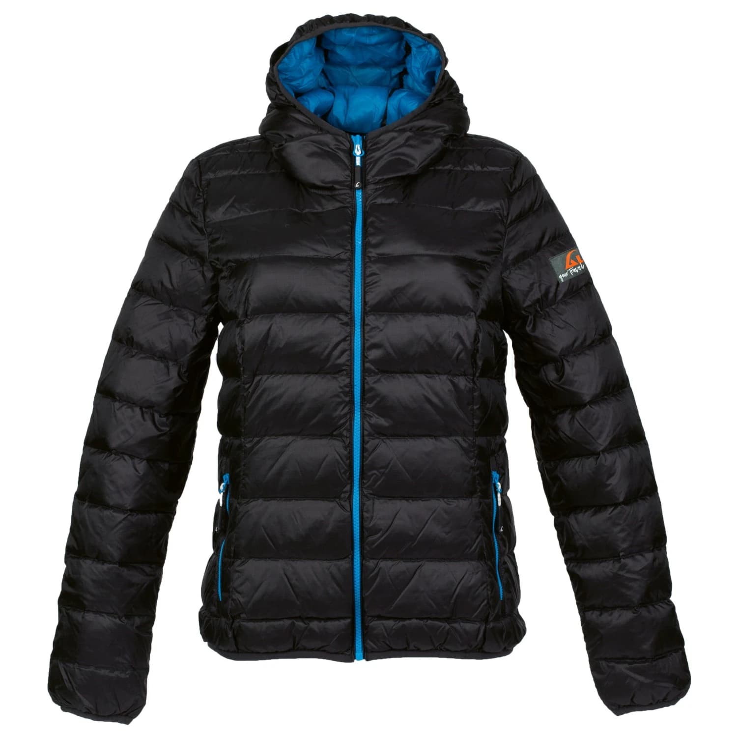 Дамско пухено яке Alvivo Women's Belfast Down jacket - Black / Turquoise