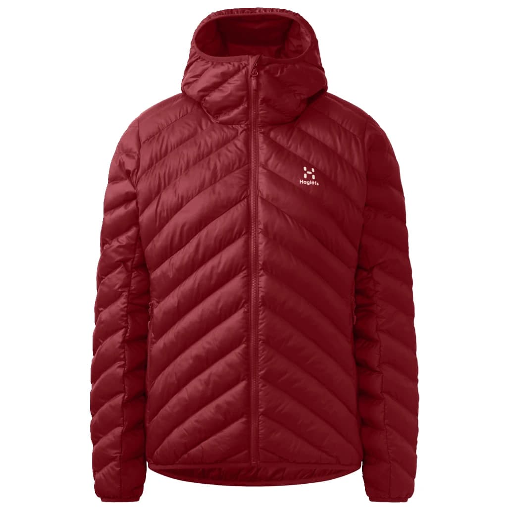 Дамско синтетично яке Haglöfs Women's Särna Mimic Hood Synthetic jacket - Carmine Red