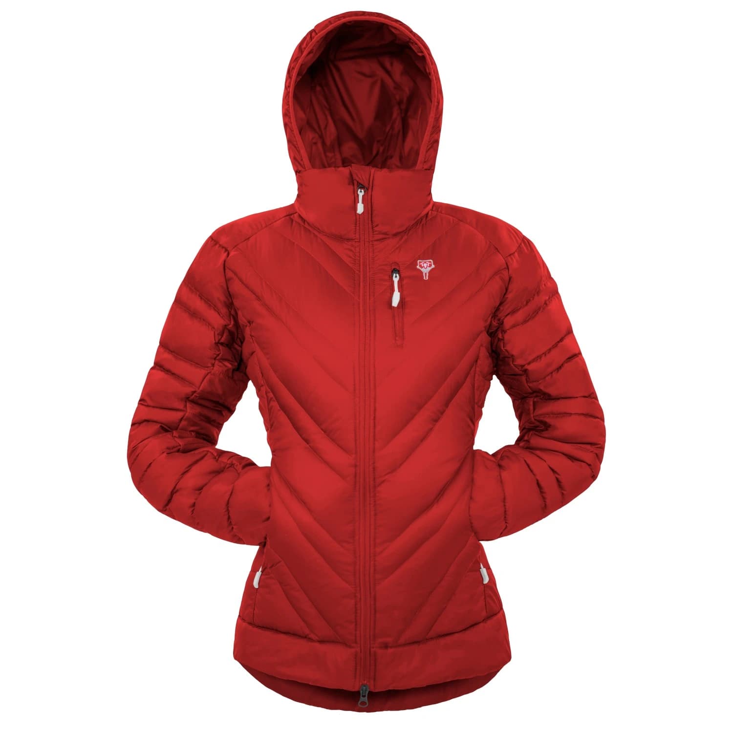 Дамско пухено яке Grüezi bag Women's Faithful Downwool Jacket Down jacket - Cherry