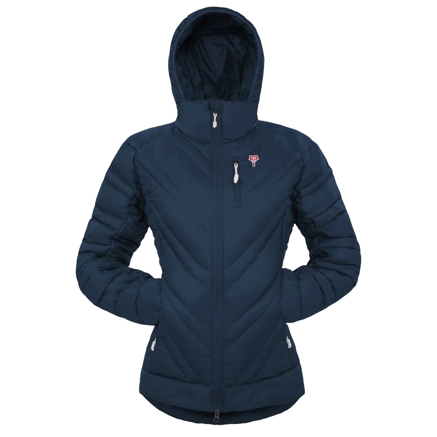 Пухено яке Grüezi Bag Women's Faithful Downwool Jacket Down jacket - Blue Ashes