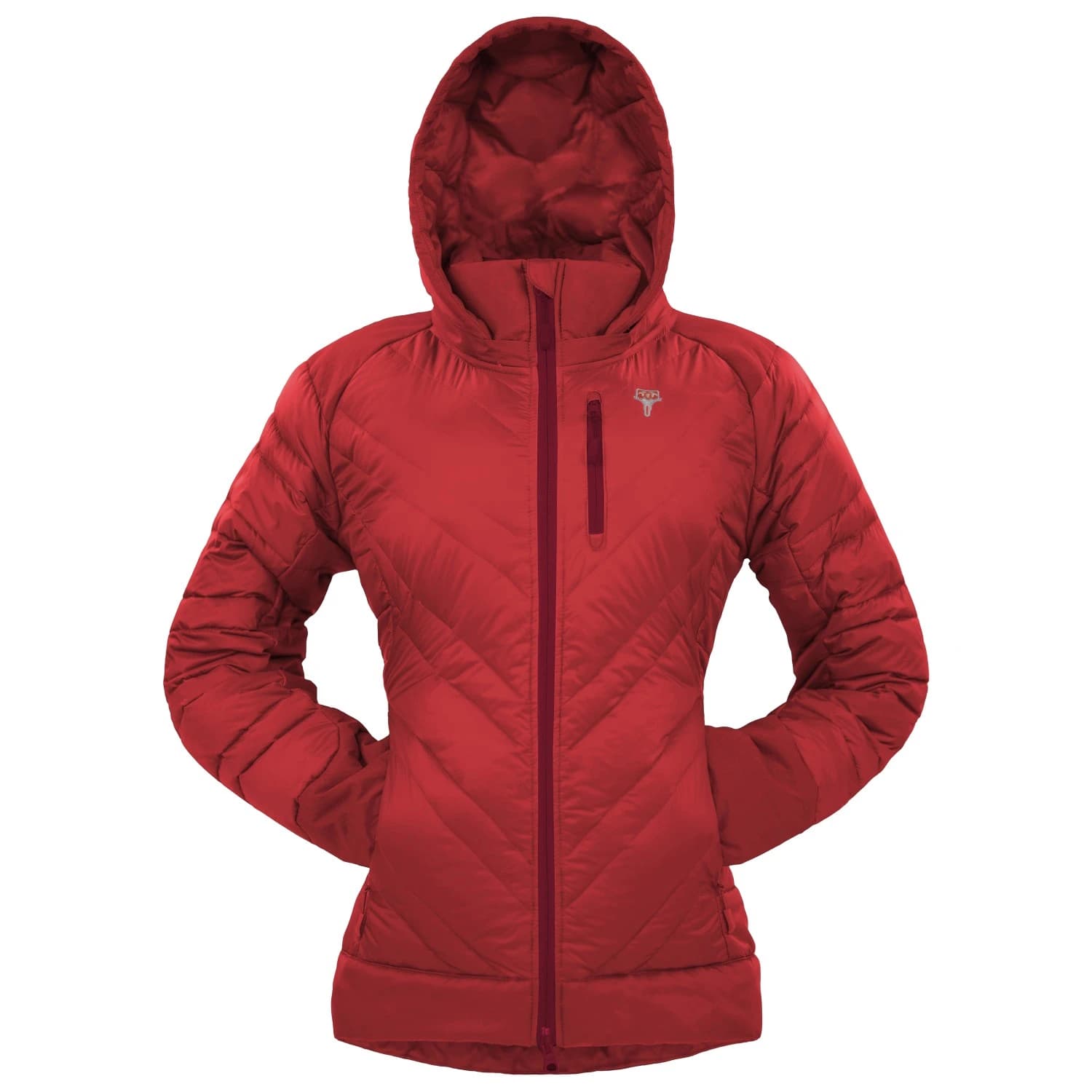 Дамско пухено яке Grüezi Bag Women's Lightful DownWool Jacket Down jacket - Cherry