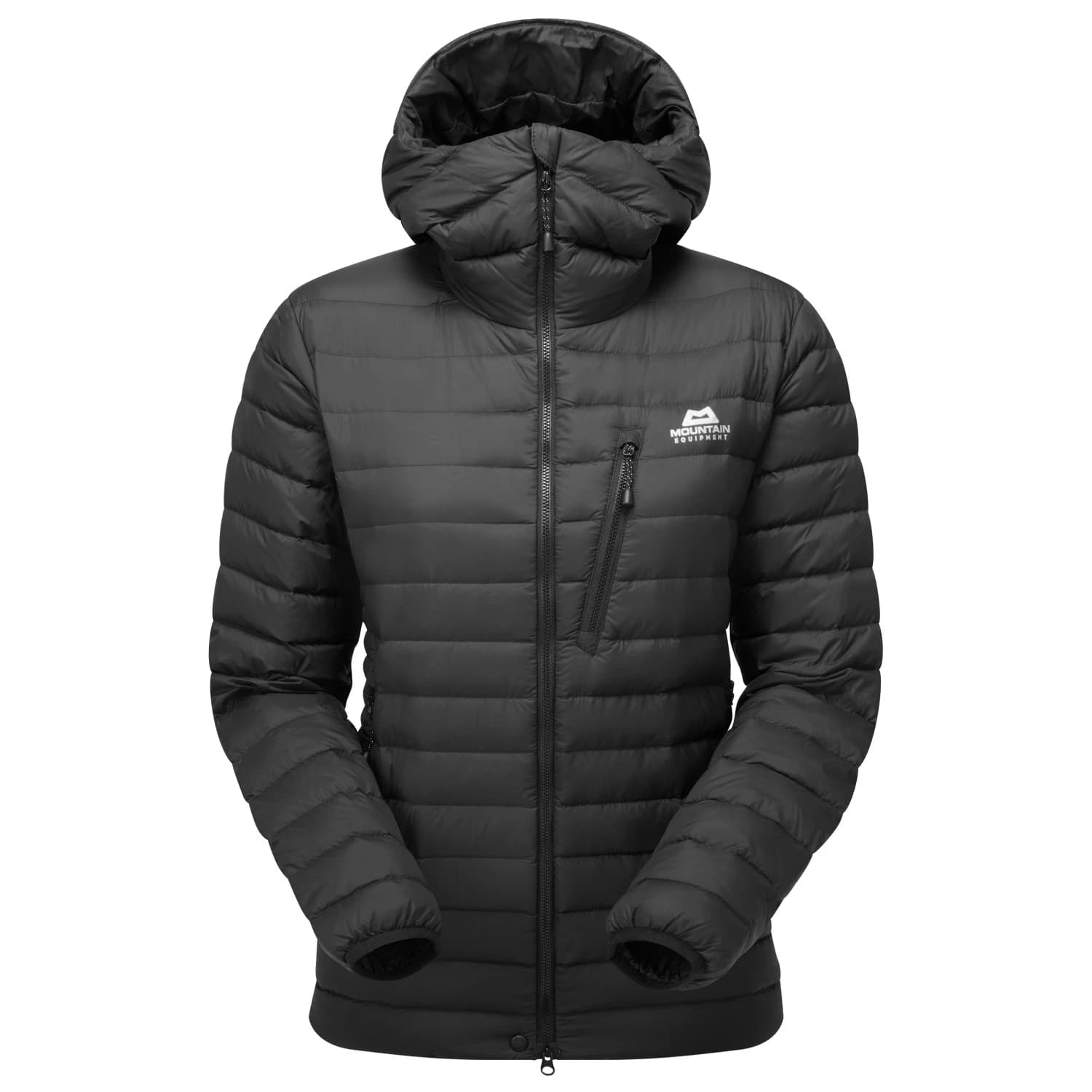 Пухено яке Mountain Equipment Women's Earthrise Hooded Jacket Down jacket - Black