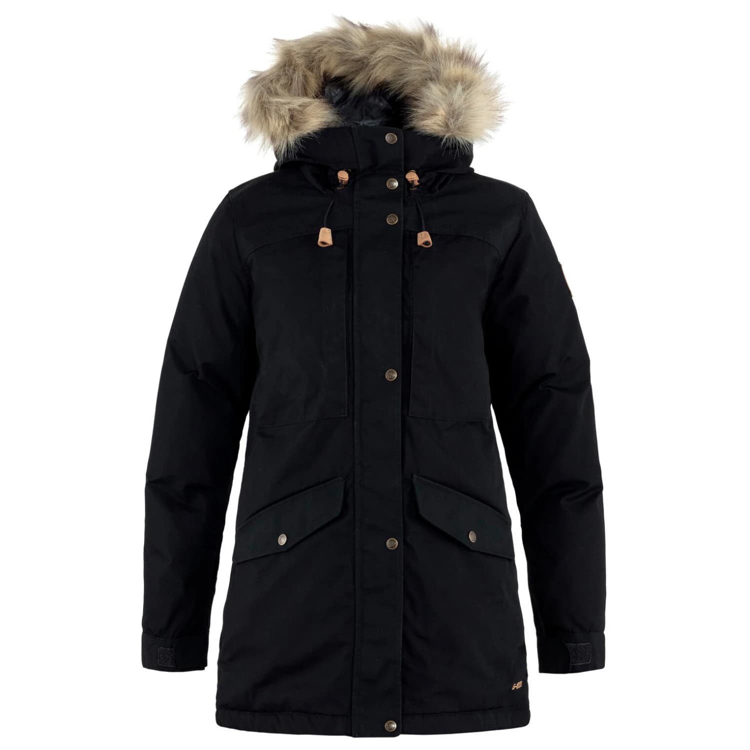 Дамско яке парка Fjällräven Women's Singi Down Jacket Parka - Black