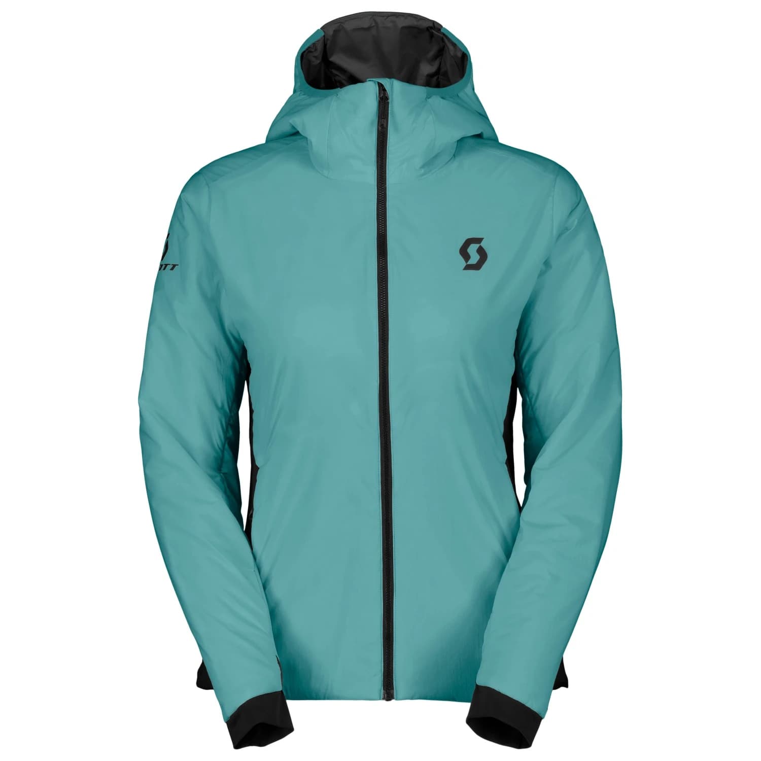 Дамско синтетично яке Scott Women's Hoody Insuloft Light Synthetic jacket - Frosty Blue / Black