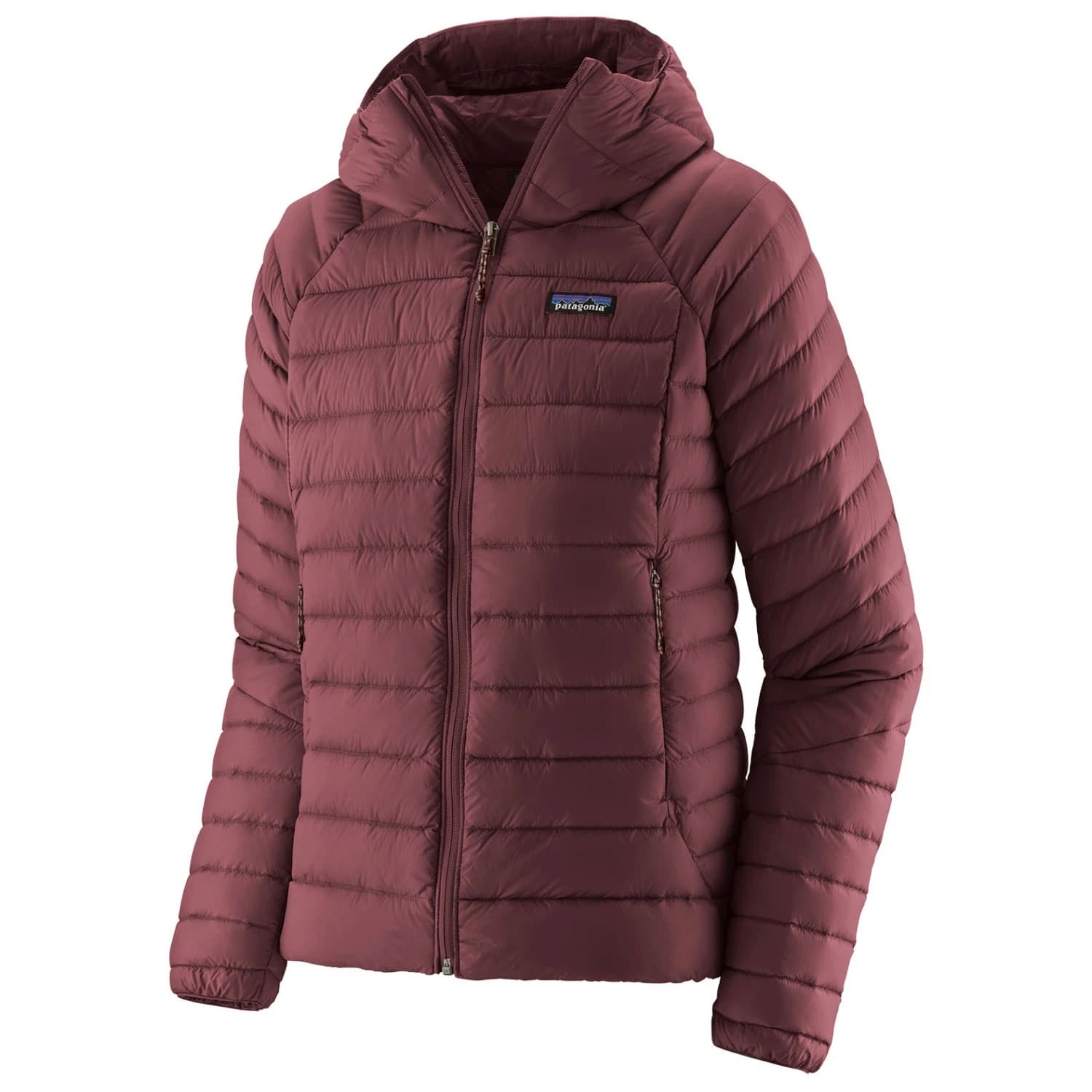 Дамско пухено яке Patagonia Women's Down Sweater Hoody Down jacket - Dark Ruby