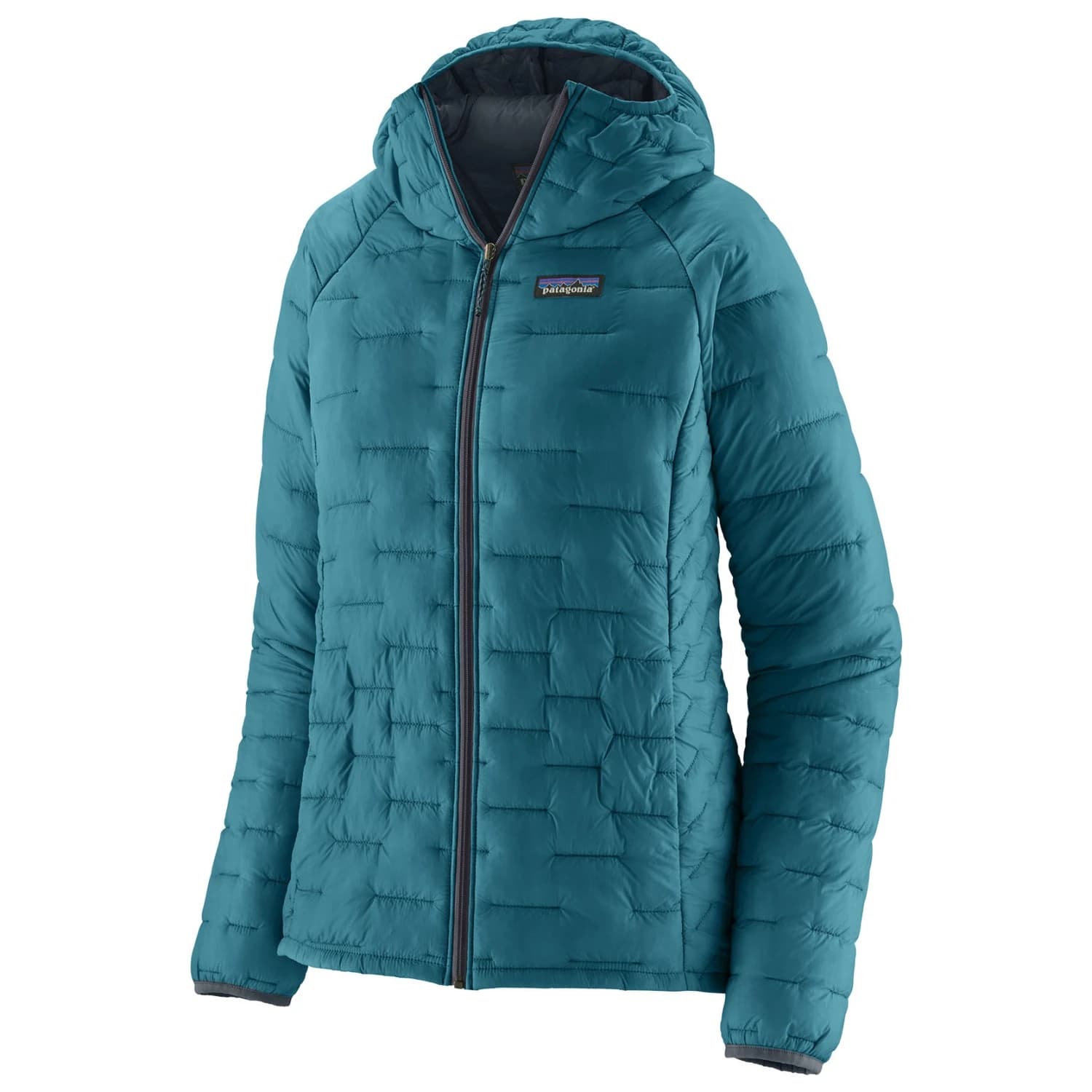 Дамско синтетично яке Patagonia Women's Micro Puff Hoody Synthetic jacket - Glacial Blue