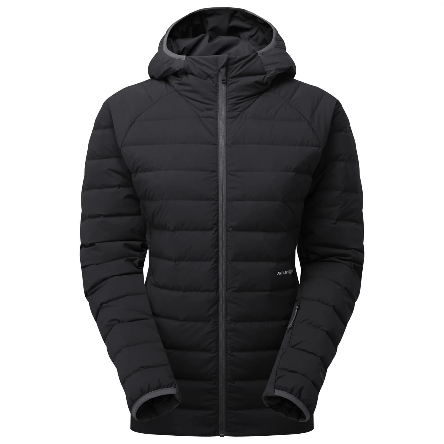 Дамско пухено яке Artilect Women's Divide Fusion Stretch Hoodie Down jacket - Black