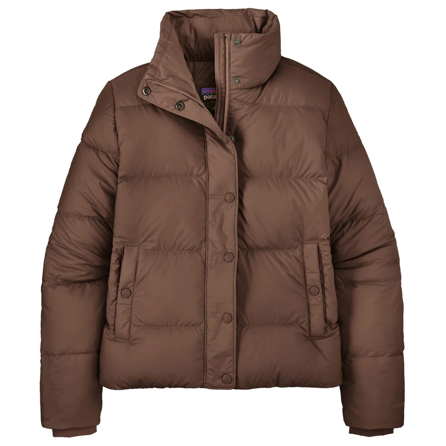 Дамско пухено яке Patagonia Women's Silent Down Jacket - Berm Brown