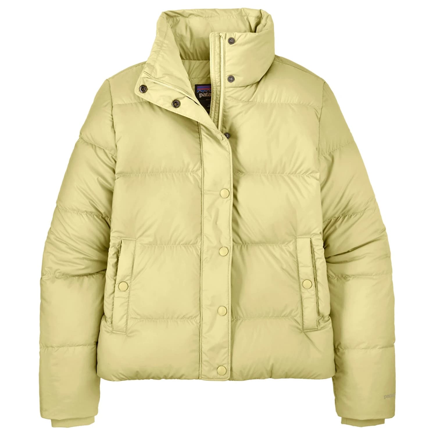 Дамско пухено яке Patagonia Women's Silent Down Jacket - Vellum Green