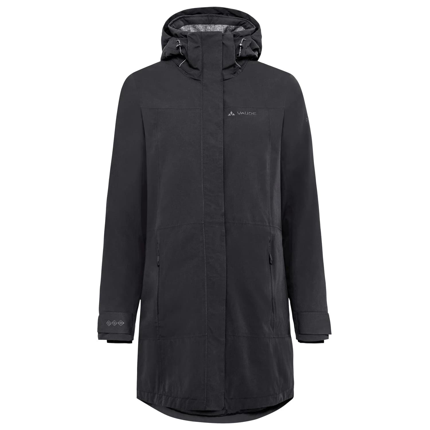 Яке парка Vaude Women's Skomer Wool Parka II Parka - Black