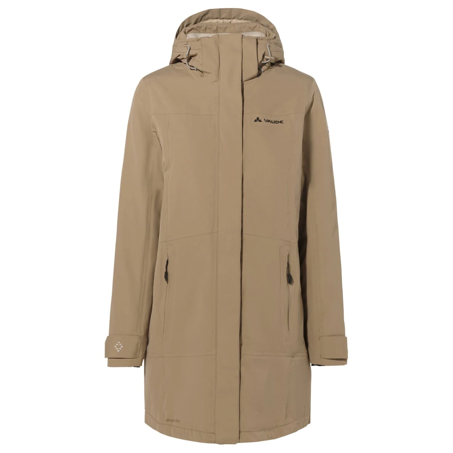 Дамско яке парка Vaude Women's Skomer Wool Parka II Parka - Oat