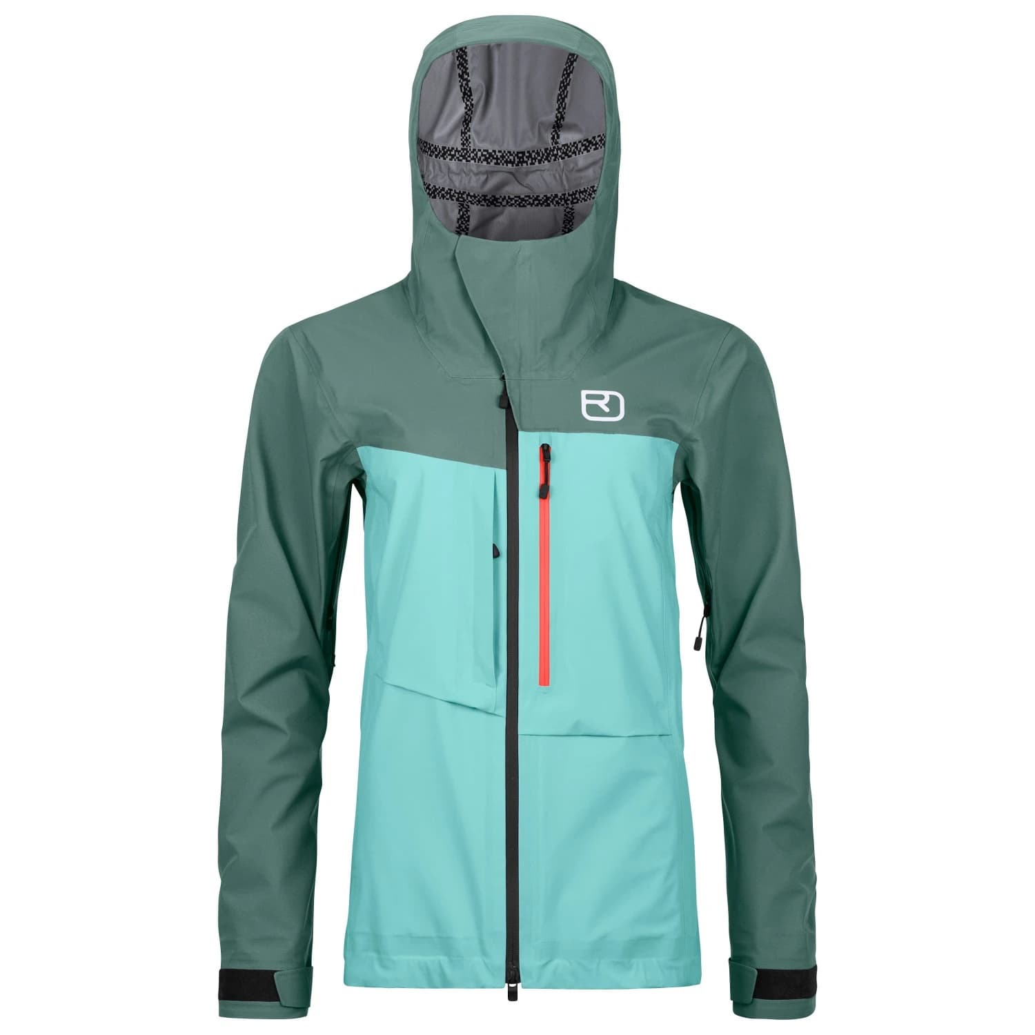 Дамско ски яке Ortovox Women's 3L Ravine Shell Jacket Ski jacket - Ice Waterfall