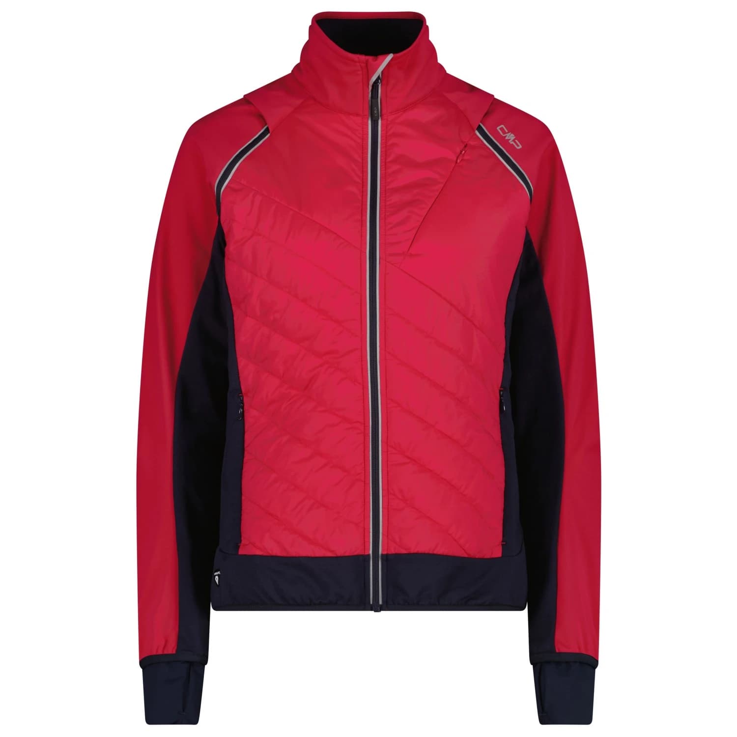 Дамско синтетично яке CMP Women's Jacket with Detachable Sleeves Synthetic jacket - Magenta