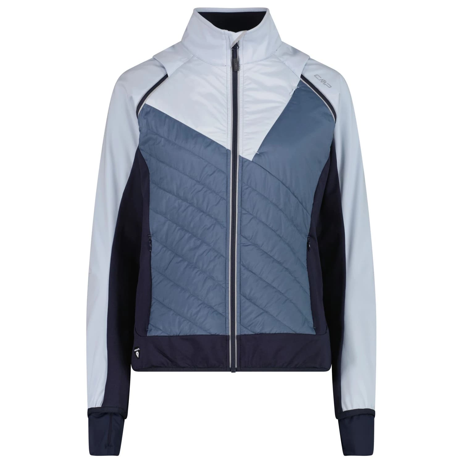 Дамско синтетично яке CMP Women's Jacket with Detachable Sleeves Synthetic jacket - Sky Blue