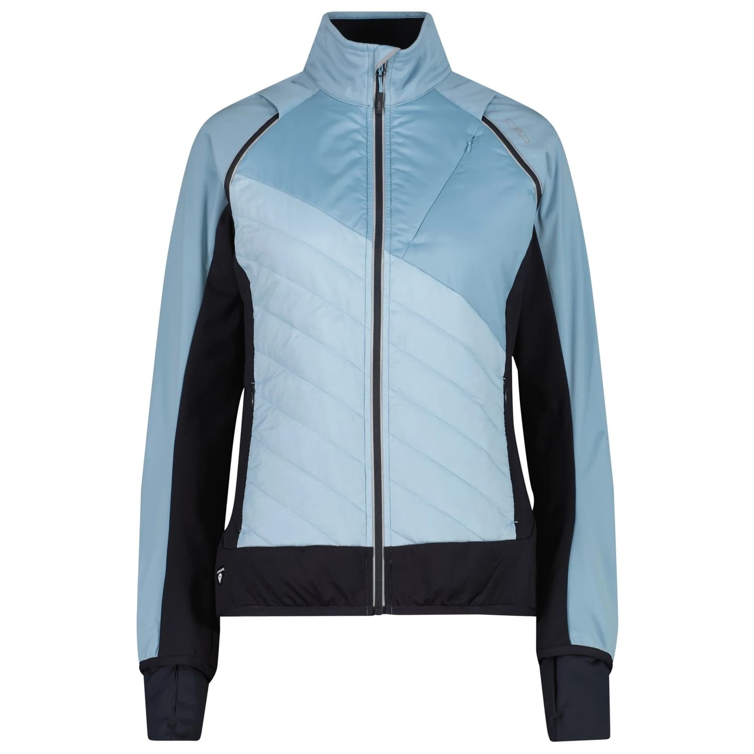 Дамско синтетично яке CMP Women's Jacket with Detachable Sleeves Synthetic jacket - Cool Blue