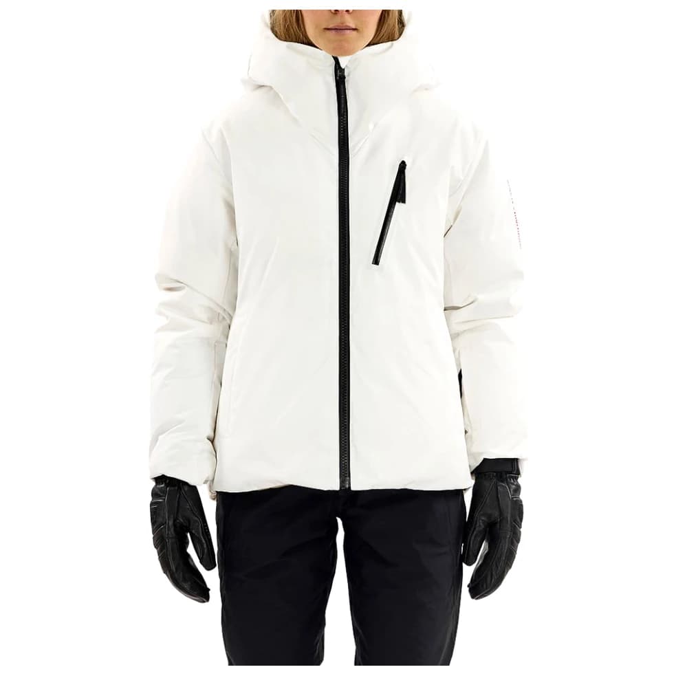 Дамско ски яке The mountain studio Women's Pertex Reversible Tecno Down Jacket Down jacket - Brindle / White Alyssum