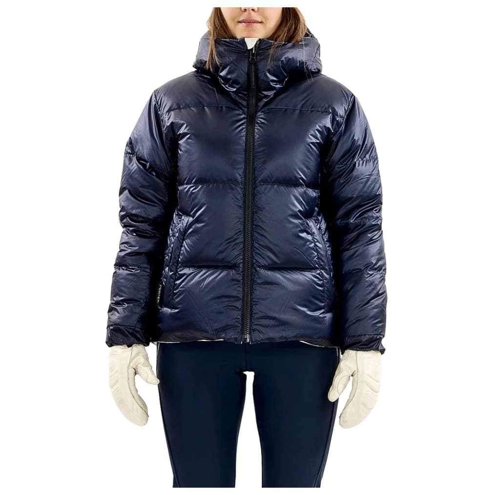 Дамско ски яке The mountain studio Women's Pertex Reversible Tecno Down Jacket Down jacket - Sky Captain / Castle Wall
