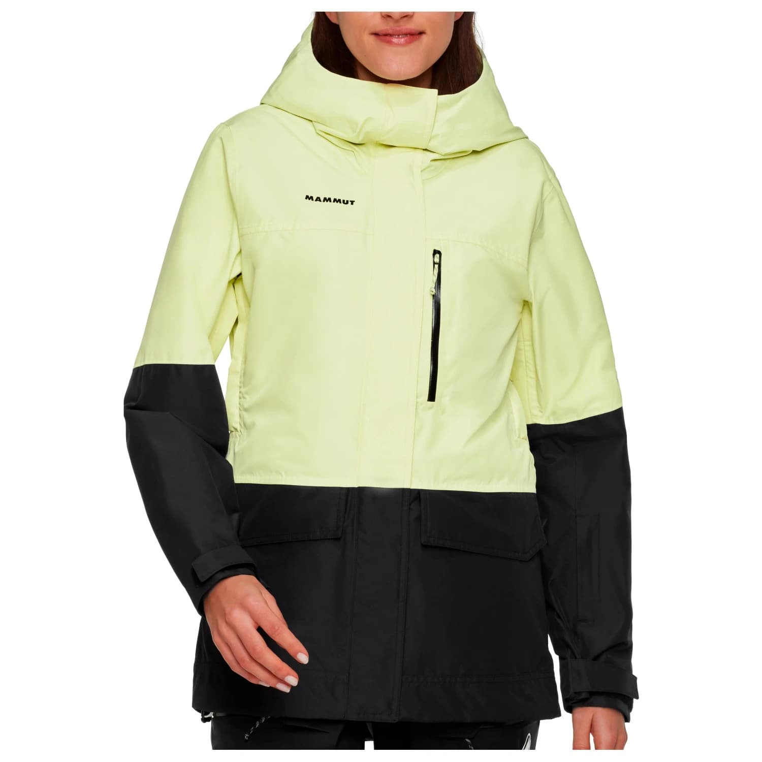Дамско ски яке Mammut Women's Fall Line Hardshell Thermo Hooded Jacket Ski jacket - Sulai / Black