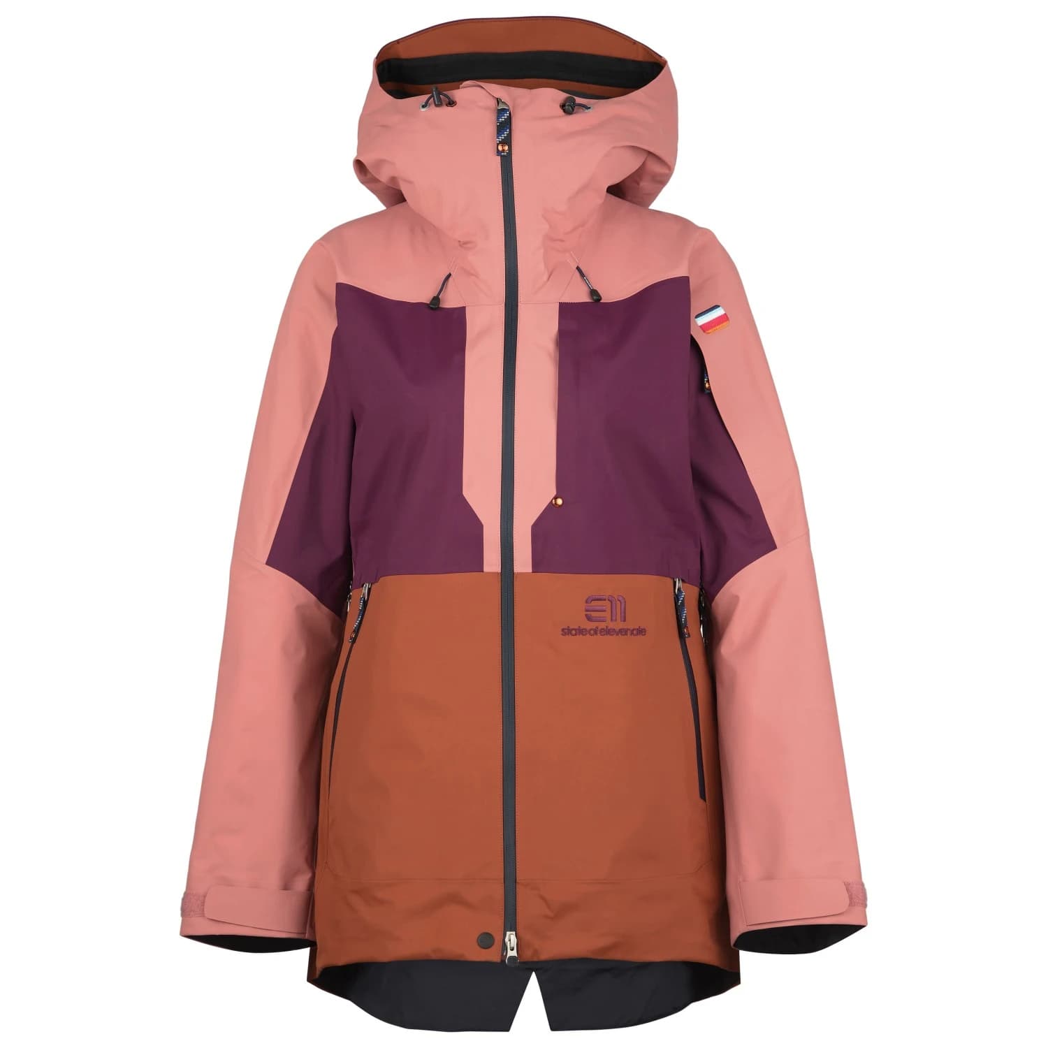 Дамско ски яке Elevenate Women's Pure 100 Jacket Ski jacket - Aubergine