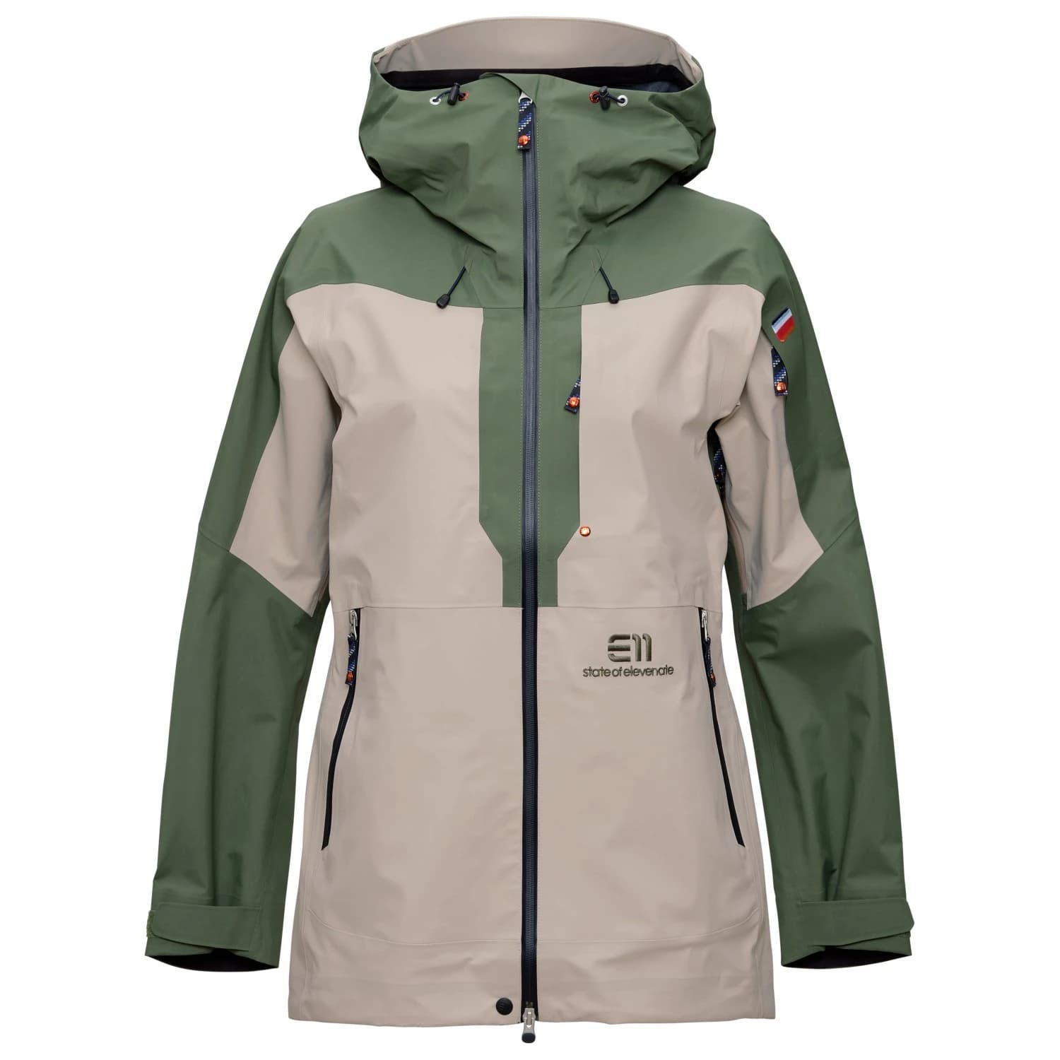 Дамско ски яке Elevenate Women's Pure 100 Jacket Ski jacket - Bronze Green