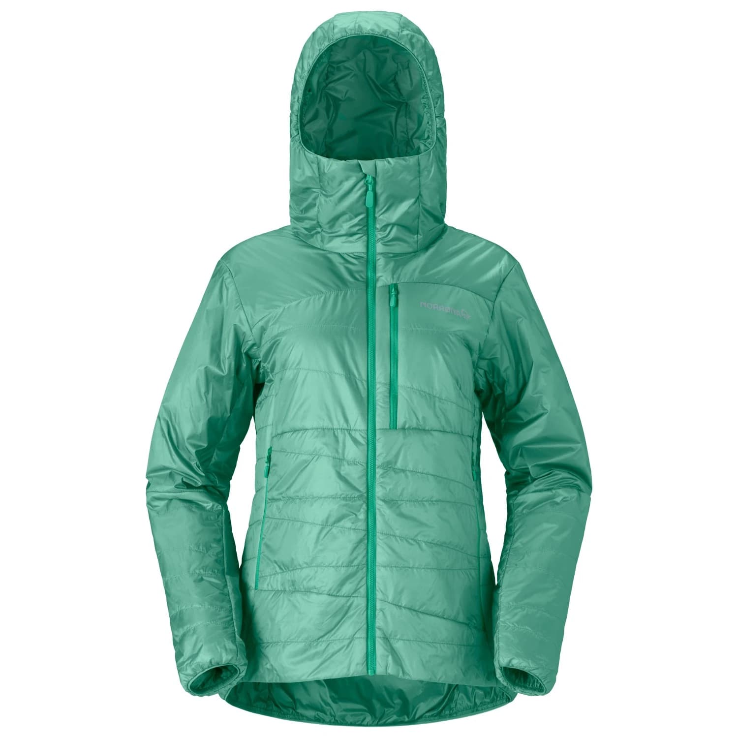Дамско синтетично яке Norrøna Women's Falketind Thermo40 Hood Synthetic jacket - Malachite Green
